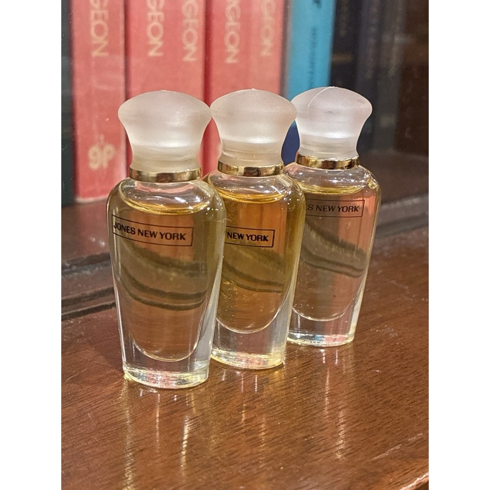 (3) Vintage JONES NEW YORK Paul Sebastian .125 oz Mini Splash Perfume MINIATURE